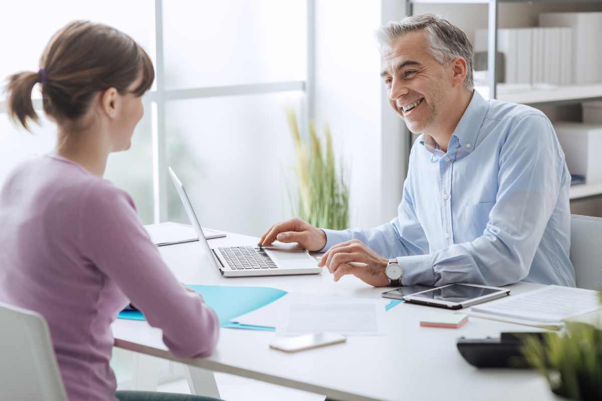 Un entretien de recrutement