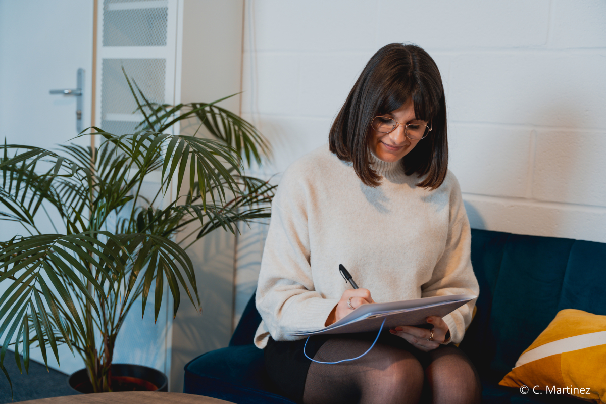 Laetitia, notre consultante RH, vous accompagnera tout au long de votre bilan de compétences