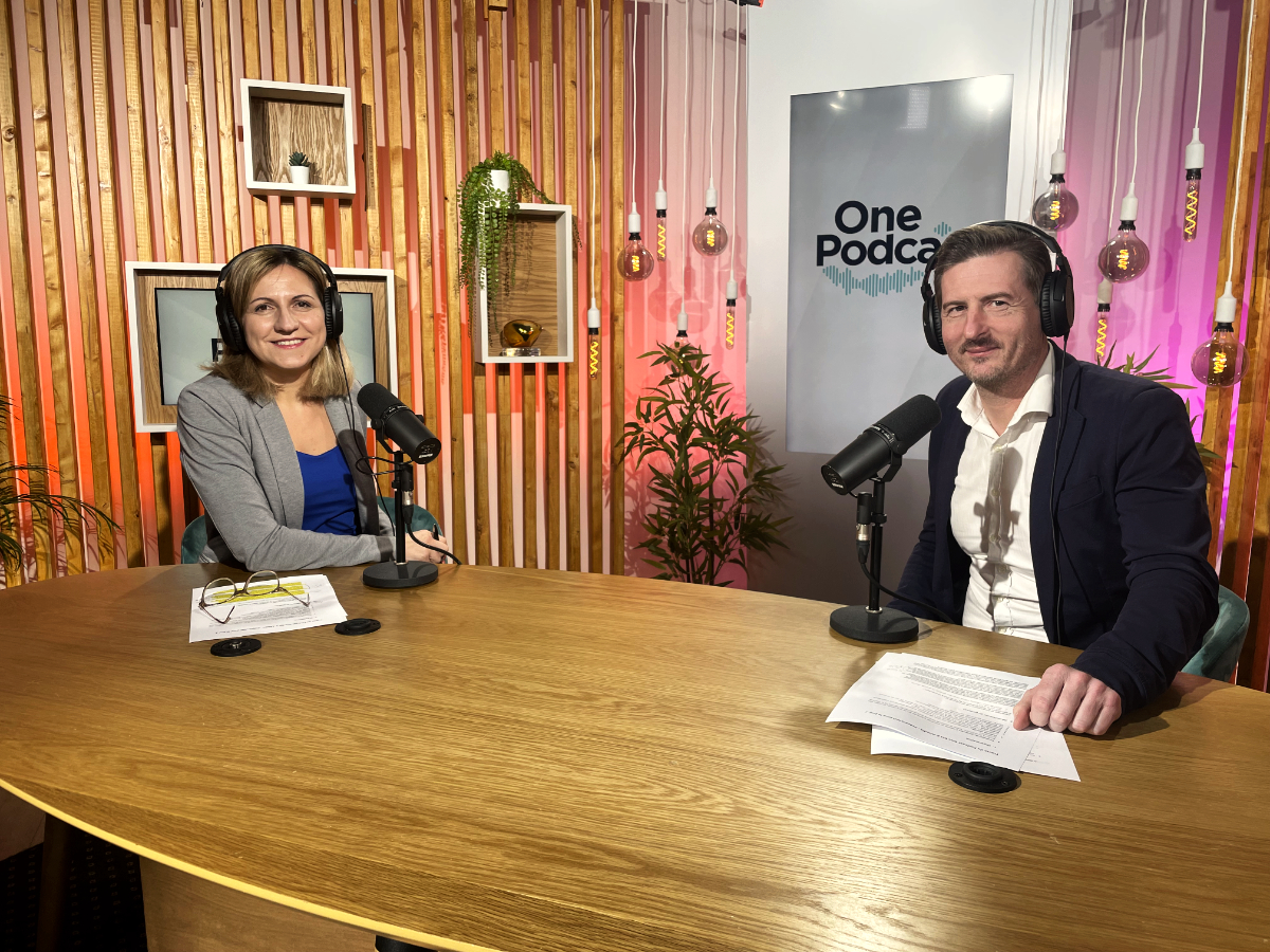 Nathalie Wirth de One RH et Jérémy Come de Altodis sur le plateau de One Podcast