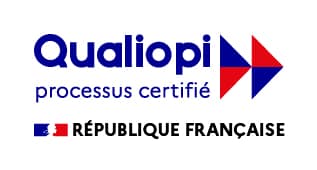Logo Qualiopi processus certifié délivré par la République française