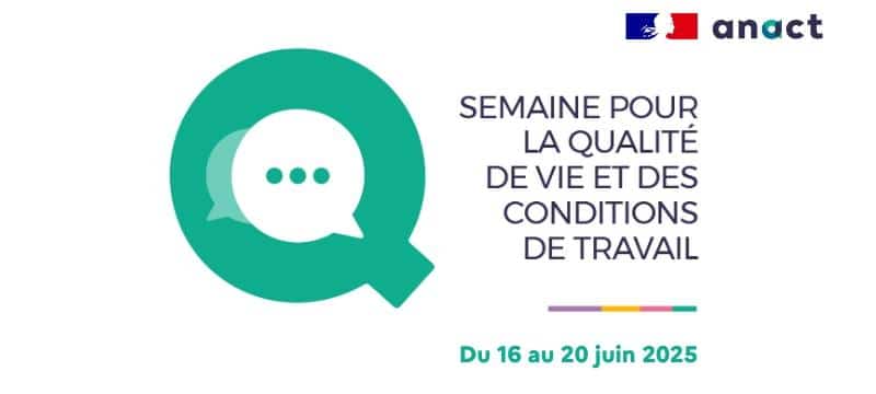 Logo de la Semaine de la QVCT 2025 de l'ANACT