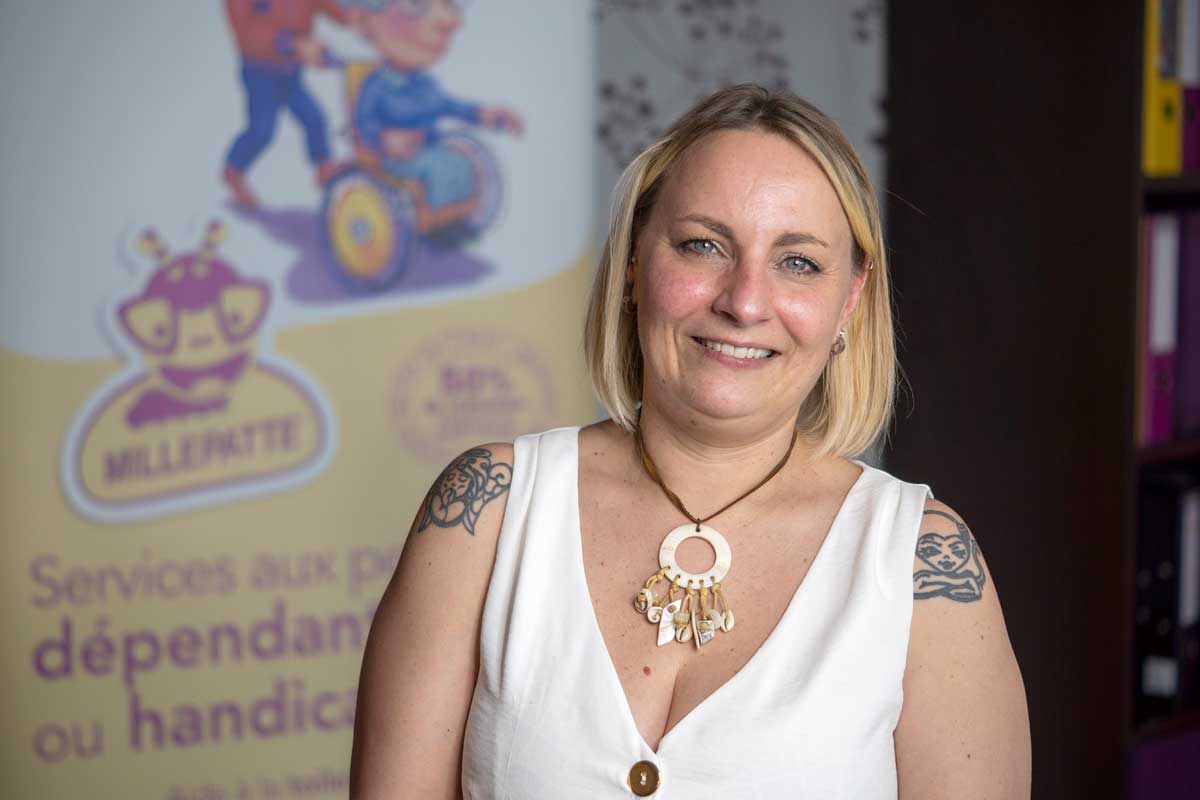 Portrait de Delphine Grégoire, directrice de Millepatte Haguenau