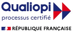 Logo Qualiopi processus certifié délivré par la République française